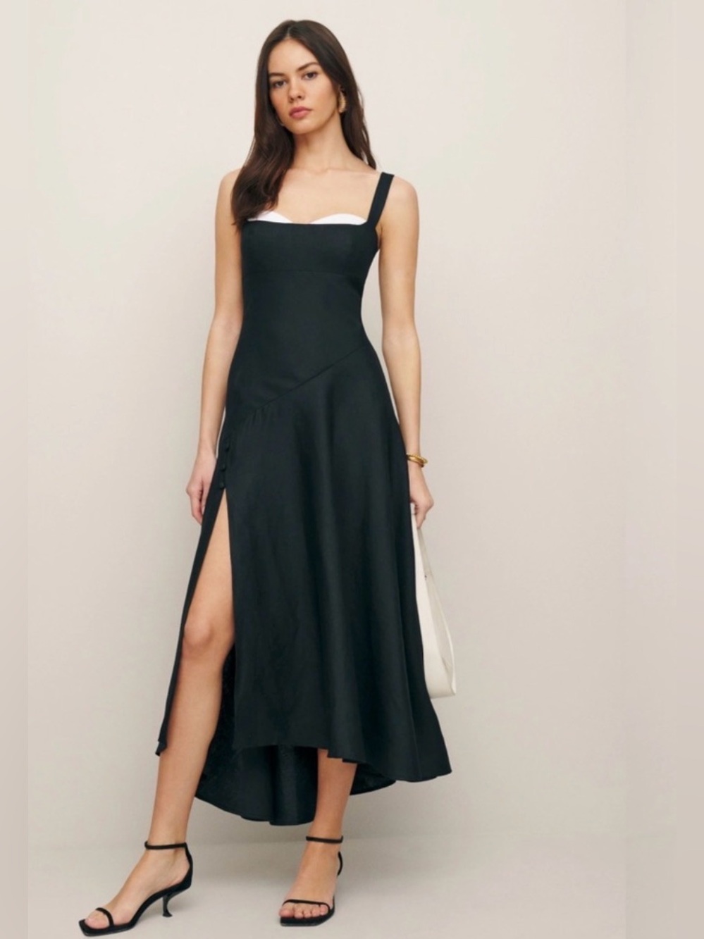 Reformation Bekki Linen Dress Size 6